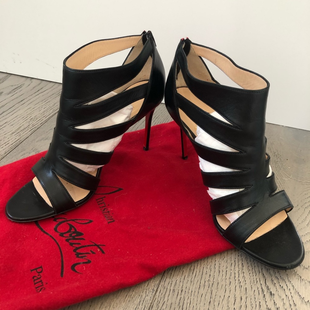 Louboutin cut out Booties
